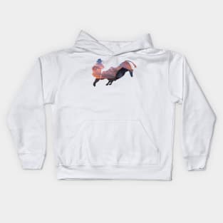 Rodeo Clown 1: Farm Sunset Kids Hoodie